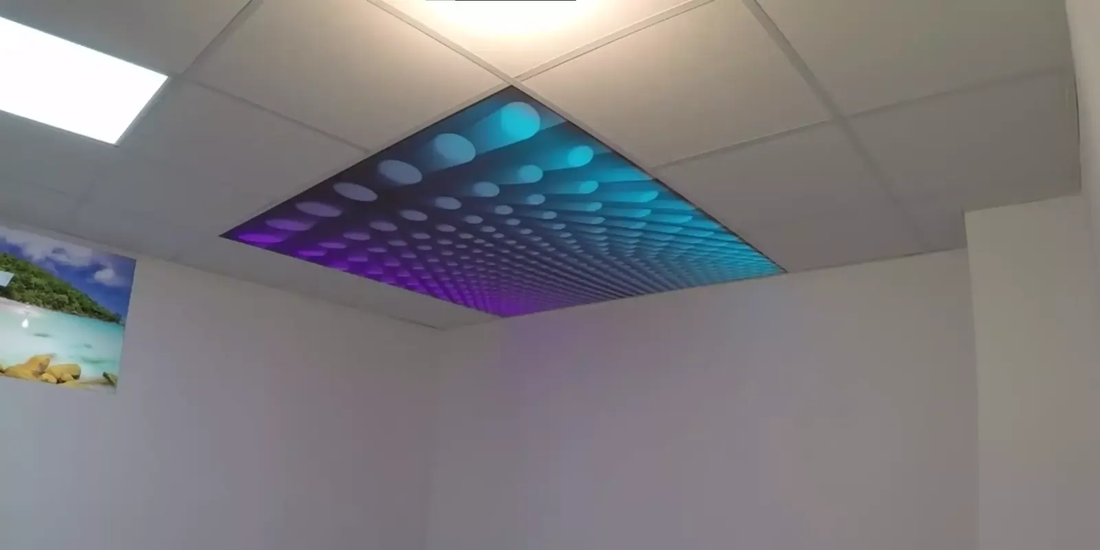 3D натяжной потолок для офиса — Невинномысск, Степная улица, 10, фото 1